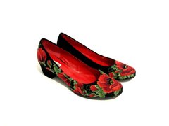 Красиві жіночі туфлі "Маковое безумство А1" (AM-1075), 36