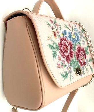 Модна жіноча сумочка з натуральної шкіри "Ніжність” А1" (AM-1034)