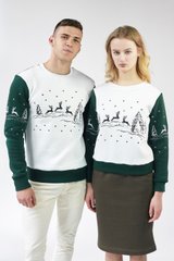 Різдвяні світшоти для двох з оленями (UKRS-9919-8831), трикотаж