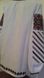 Диковинная полотняная вышиванка с украинским насыщенным орнаментом для женщин (GNM-01851), 40, домотканое полотно белое