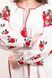 Простора біла сукня у підлогу "Українська традиція" із натурального льону з квітковою вишивкою для жінок (PL-031-030-L-wtr), 42