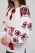 Жіноча вишивана блузка на домотканому полотні (GNM-02899), 40, льон
