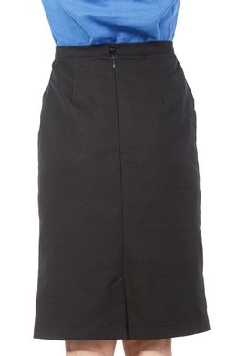 Черная женская юбка-карандаш UKR-4491, 48, Напівльон