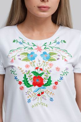 Жіноча футболка White 4 UKR-6207, XL, трикотаж
