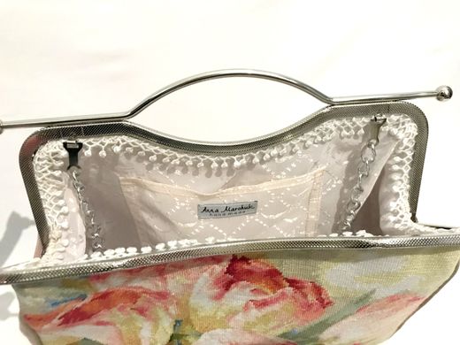 Вишукана жіноча сумка виготовлена із эко-шкіри “Ніжні тюльпани” (AM-1006)