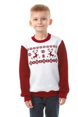 Різдвяний світшот для хлопчиків з оленями (UKRS-7701), 110, трикотаж