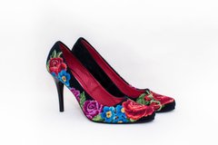 Неймовірно красиві жіночі туфлі "Весняні барви" (AM-1084), 36