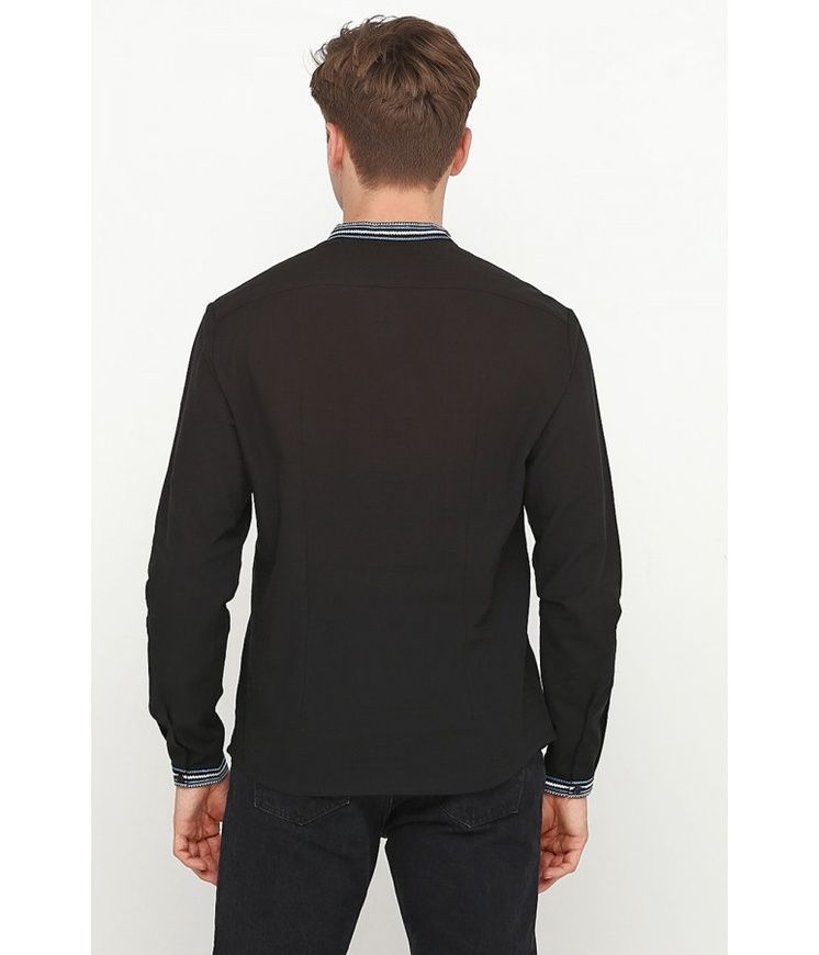 Чоловіча сорочка вишита хрестиком (M-425-4), 46