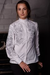 Жіноча вишита блуза (B-070-01), 40, віскоза