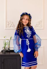Вишите плаття Конвалія для дівчинки (OS-0089), 2 роки, домоткане полотно