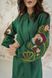 Вишите жіноче зелене плаття Квіткова гілка (PL-029-094-L), 42