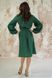 Вишите жіноче зелене плаття Квіткова гілка (PL-029-094-L), 42