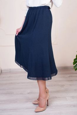 Женская юбка Годе в синий горошек (SZ-7125), 52