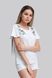 Жіноча футболка White 5 UKR-6208, XL, трикотаж