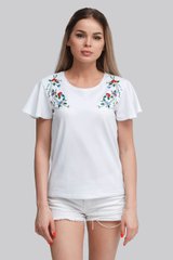 Жіноча футболка White 5 UKR-6208, L, трикотаж