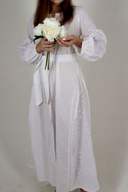 Невероятно красивое женское платье белого цвета (gnm-02138-1)