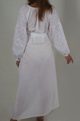 Невероятно красивое женское платье белого цвета (gnm-02138-1)