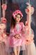 Вишите рожеве плаття Ніжність для дівчинки (OS-0180), 2 роки, габардин