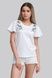Жіноча футболка White 5 UKR-6208, L, трикотаж