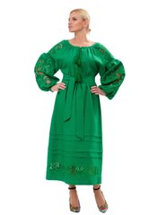 Платье “Ришелье” зеленое (AM-3300), M