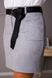 Женская юбка Клер серого цвета (SZ-9053), 42