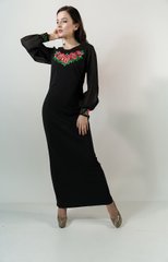 Модна чорна сукня Подих троянди 6 для жінок (PL-009-061-Tr), 42