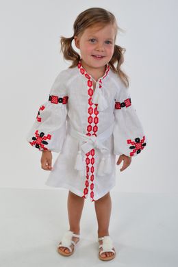 Вышитое платье для девочки "Грация" (PLd-109-152-L), 110