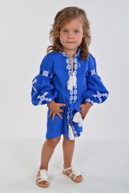 Вышитое платье для девочки "Грация" (PLd-109-152-L), 110