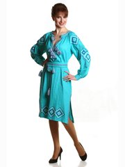 Неперевершено красива вишита сукня (gpv-84-01), 40, льон, тіар