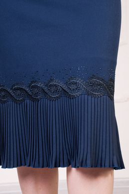 Женская юбка Клара тёмно-синяя (SZ-0339), 48