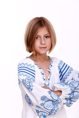 Лляне плаття для дівчинки в стилі бохо "Розкіш" (PLd-119-150-L), 152