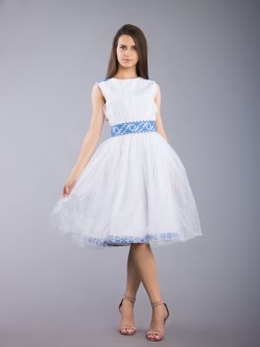 Чарівна жіноча вишита сукня (gpv-67-01), 40, льон, тіар