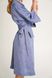 Жіноча сукня на запах без вишивки Джинс UKR-4215, L, льон