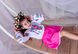 Вишиванка рожева Камелія для дівчинки (OS-0264), 2 роки, домоткане полотно