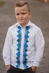 Стильна вишита сорочка для хлопчиків з довгими рукавами (S-086-01-D), 26, тіар