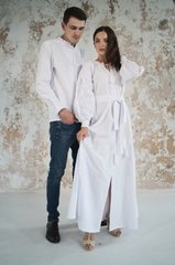 Белое длинное платье Фантазия с вышивкой для женщин (PL-031-167-V), 40