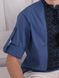 Красива чоловіча сорочка з довгим рукавом (chsv-115-01), 40, льон