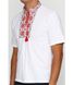 Стильная мужская футболка вышитая гладью «Снежинка» (М-616-1), S
