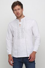 Рубашка белая мужская вышитая (М-424-14), 46