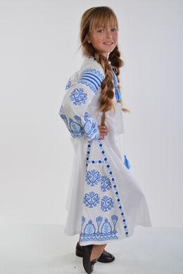 Вышитое платье для девочки "Роскошь 2" (PLd-120-150-L), 152