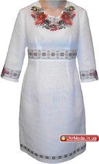 Женское современное вышитое платье "Лесная красавица" (GNM-00306), 44