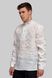 Чоловіча вишита сорочка вишиванка White 6 UKR-1178, 58