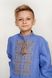 Дитяча вишиванка для хлопчика блакитна UKR-0142, 152