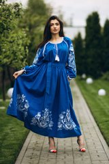 Платье “Синевир” синее (AM-1688), S