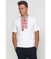 Стильна чоловіча футболка вишита гладдю «Сніжинка» (М-616-1), XL