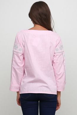 Вишита сорочка жіноча рожева (М-230-9), 44