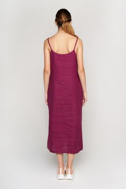 Жіноча вишита сукня на бретелях Plurm UKR-4200, L, льон
