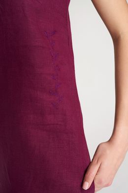 Жіноча вишита сукня на бретелях Plurm UKR-4200, L, льон