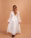 Вишита молочна сукня для дівчинки Тюльпанове поле (Pld-103-098-G), 152