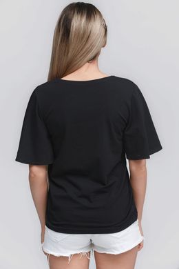 Жіноча футболка Black 3 UKR-6203, M, трикотаж
